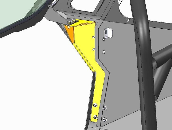 xvi) Mount remaining hinge halves onto door panels and hand tighten only. Remove door windows and install doors onto vehicle; attempt to close door.