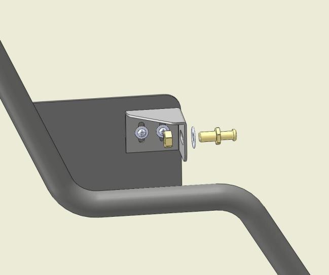 iv) Install (6) rubberized clamps as shown in approximate locations A without hardware. Install (2) nonrubberized clamps in locations B without hardware. Install supplied Lap Bars using OEM hardware.