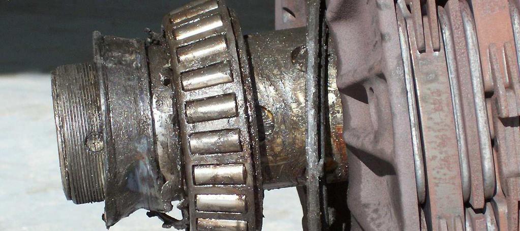 Case Study 1 It was found that the incorrect bearing had been fitted to the wheel assembly during workshop assembly.