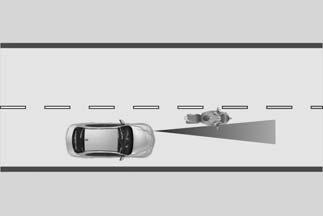 Lane Change In this case, sufficient distance from the vehicle which is changing lanes may not be guaranteed.