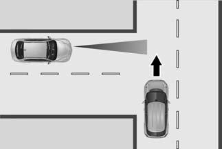bicycles and motorcycles) traveling near the outer edges of the lane or which enter the lane from curb side are not detected until they are fully in the lane.