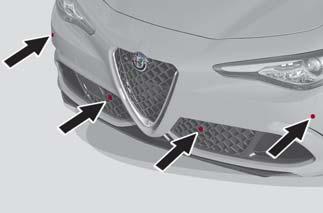 PARK SENSORS SYSTEM Vehicles With Rear Sensors Only The parking sensors, located in the rear bumper, detect obstacles while the vehicle is in REVERSE.