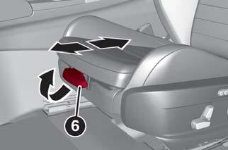 Seat Angle Adjustment (Tilting) If Equipped The seat angle can be adjusted in four directions.
