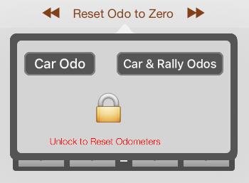 Setting/Resetting Odometers While waiting for the signal to depart on the Odometer Check Stage, you will have time to set the Car Odometer to zero, if you have not already done so in the Initialize