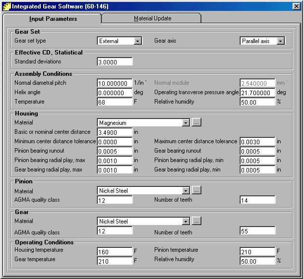 UTS Integrated Gear Software Figure 1C is the completed data put