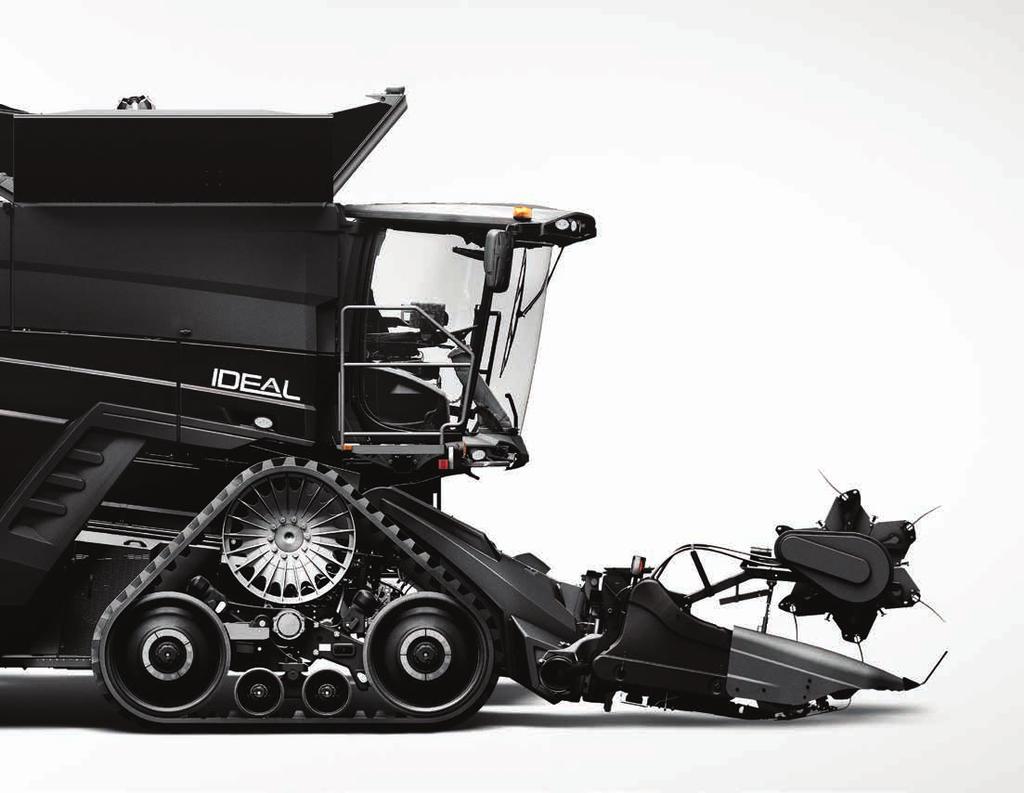 DUAL HELIX ROTORS The IDEAL combine allows more space for a new threshing and separation rotor design that is gentler on the crop, both grain and straw.