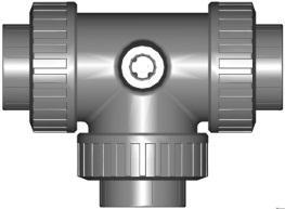 0-90 0-180 Valve position 1 A B (OPEN) See image A C (Flow right side, outlet to the front) See image Valve