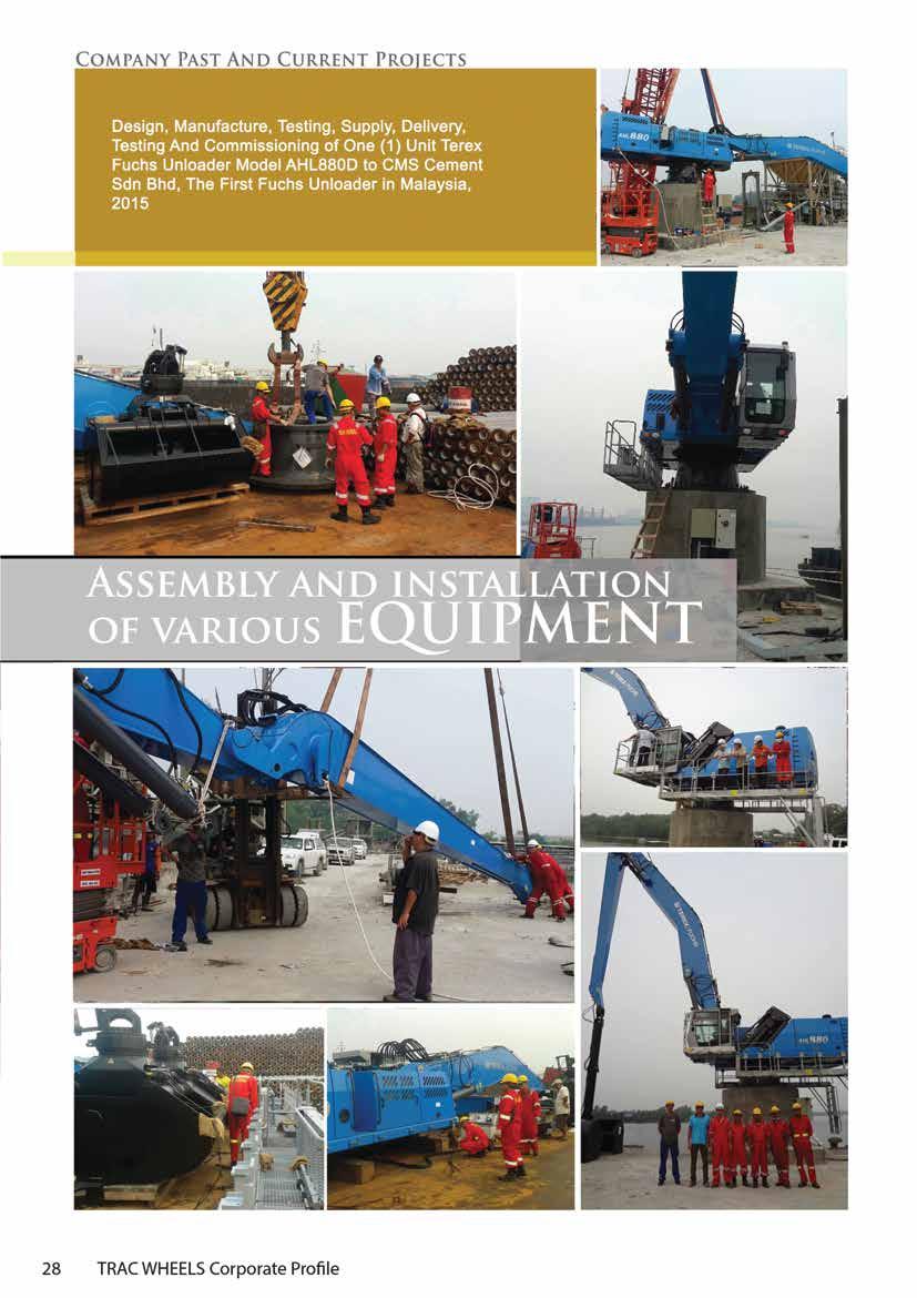 Design, Manufacture, Testing, Supply, Delivery and Commissioning of One (1) Unit Terex Fuchs Unloader