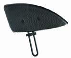 Carbon mud guards, removable (This option ads 2 cm to the