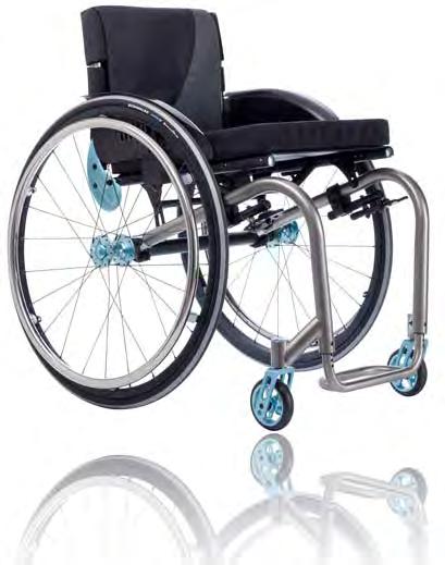Self Propel Q/R Wheels with Grey Aluminium Handrims & Schwalbe Black & Grey Pneumatic Tyres Choice of 8 Seat Widths 340mm to 480mm Choice of 4 Seat Depths 375mm to 450mm Range of Front Seat Heights