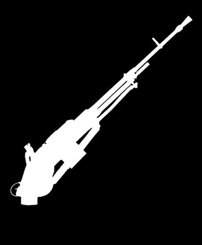 Machine Gun M87 TANK Machine Gun M87 TANK version is formed when the Machine Gun M87 is set to Rotating base.