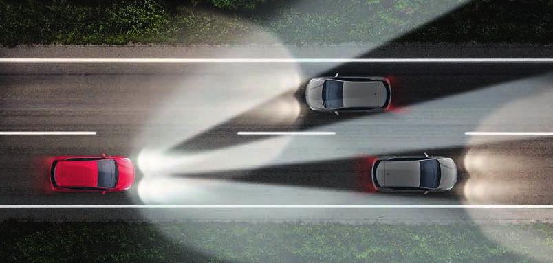 2. Opel puts intelligent technology to work where it counts: Your IntelliLux LED Matrix headlights1 comprise 16 separate LED elements They react to other vehicles by cutting out single LEDs Your high