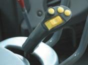 Electronic Controlled Transmission Lever Easy shifting and directional changes with Komatsu two-lever electronic shifting.