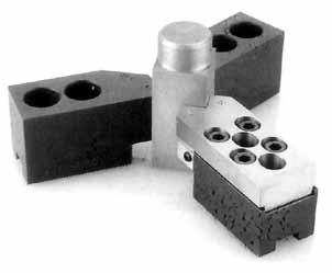 TRI Square Top Jaws For Clamping Square Section on 3 Jaw Chucks Tri square top jaws are adjustable hard top jaws used on three jaw chucks to clamp a range of square sections.