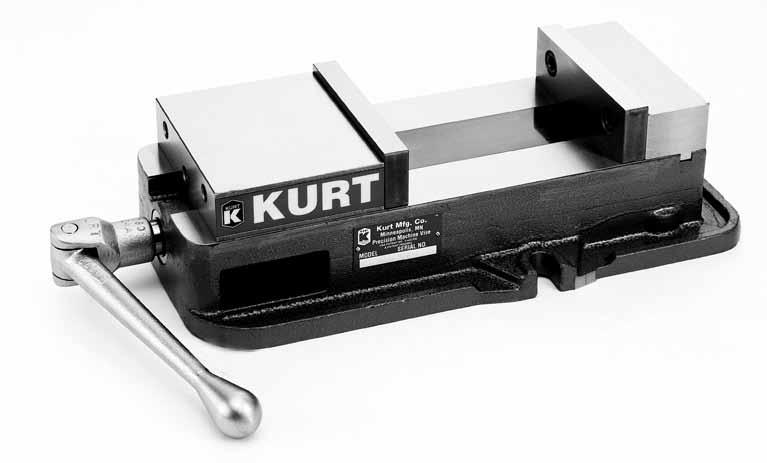ANGLOCK D-Series Vises D40 D675 D688 D810 D100 Accessories see pages 5-130 through 5-132 The original Kurt Anglock D-Series vises are designed for precision part clamping on basic machine tools such