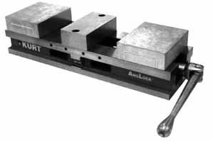 HDL AngLock Vise (6 inch) MANUAL & HYDRAULIC The HDL Anglock Vises are high density long vises with two clmping