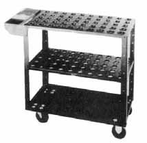 BIG BEAR ENTERPRISES Tool Holders/Collet Racks Econo Kart Shown with optional 2nd shelf and tool tightening fixture. Shipped KD - UPS Shown with new optional drawer and tool tightening fixture.