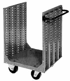 Fits trolley 1190-004xx Shelves for trolleys have ribbed rubber mats, 3/4 high shelf edge.