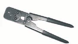 Use an appropriate crimping tool which folds the wings of the open barrell terminals down into the wire as shown below. ALL TERMINALS THAT YOU INSTALL SHOULD E PROPERLY SOLDERED.