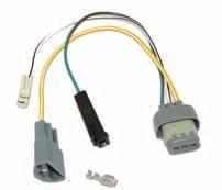 Prior to installing the Dash/Main harness in your vehicle, plug all of the fuses, flashers, (see a detailed photograph on page 12 of this instruction set) and Horn Relay into this harness.