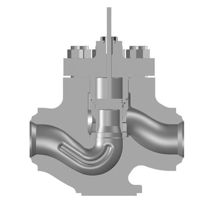 Both flanged and buttweld end valve bodies are offered with expanded ends. W5815A-1 Figure 2.