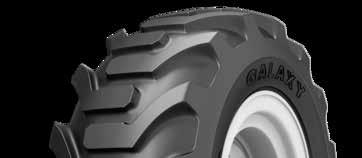 SKID STEER GALAXY SUPER INDUSTRIAL LUG R-4 The Galaxy Super Industrial Lug is heavier, beefier, and built with more plies than other R-4 tires providing superior strength and longer tread life.
