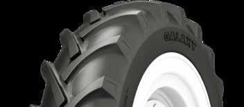 AGRICULTURE GALAXY IRRIGATION BIAS R-1 The Galaxy Irrigation Bias has ideally spaced 23-degree lugs for superior traction in irrigation use.