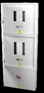 PROTEUS XL68MD KWH2D TP meter Ways (lighting) Split Load Metered Distribution Boards TP meter kwh H (mm) W (mm) D (mm) Ways Meter (power) 4 6 Analogue XL46MA 969 600 132 4 6 Digital XL46MD 969 600