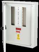 BX 3-Phase Distribution Boards BX 3-Phase Distribution Boards Available in 4, 6, 8, 12, 16, 20 to 24 triple pole outgoing ways.