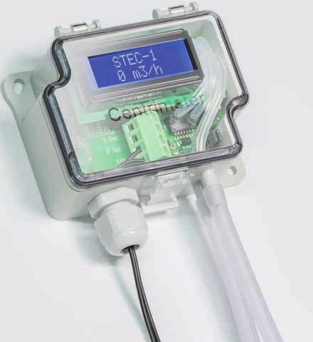 Roofmaster - Technical Catalogue STEC 27 ACCESSORIES TO BE ORDERED SEPARATELY GTLZ-86-10-0-0 - CENTRIMETER AIR FLOW TRANSMITTER The air flow transmitter Centrimeter provides a means for displaying