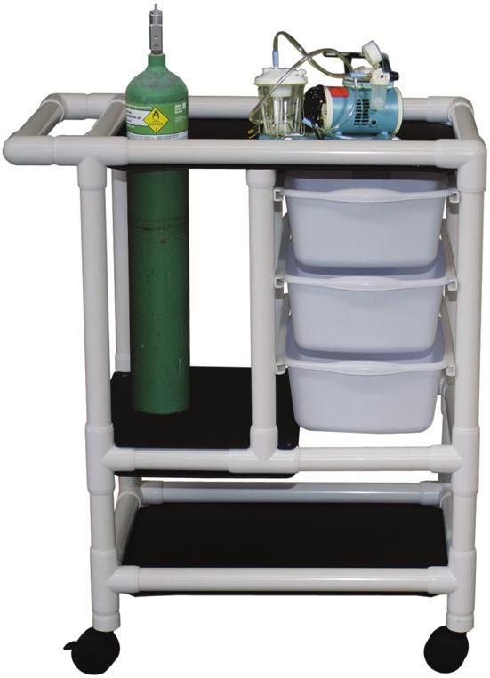 MRI Room Accessories PVC Carts PVC Crash Cart and Optional Accessories Specifications: