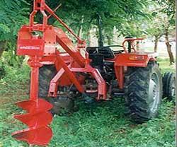 It also can be used for hole making for electric poles and farm hedges. 90cm deep hole even diameter in just 30 seconds.
