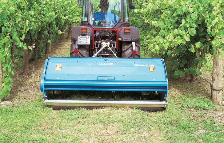 Nobili RM II Mulcher Y with Straight 50-130 HP Blades Std Vineyards Pasture (excl.