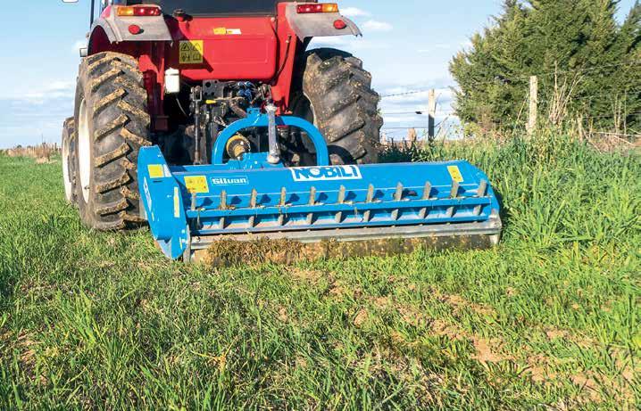 Nobili VKD Mulcher 50-100 HP Cast Hammers Standard Orchards Roadside Maintenance 01 - Y 012 - Y with Straight 06 - Cast Hammer Wood, Grass Wood, grass, bushes, fine cutting Wood, grass, light bushes