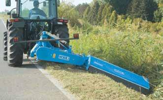 80-110 HP 804 kg Nobili RSM Mulchers The RSM is an articulated mulcher designed for maintenance by contactors for roadsides, parks and gardens, embankments and shredding green