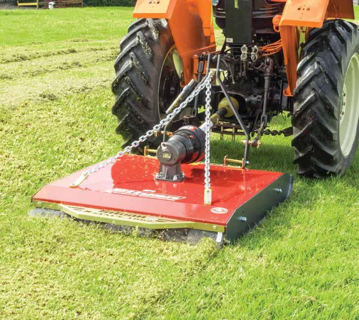 102 General Purpose Slasher Medium Duty 40 HP Enamel Paint 2 Year Driveline Warranty Australian Made BareCo Gearbox & PTO Pictured: 4' model Ideally suited to clearing paddocks, fields and private