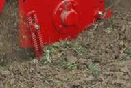 free performance. Up to 65mm clearance between the frame and blades allows tilled soil to flow smoothly.