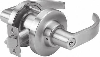 Latch bolt front manufactured from stainless steel, brass, or bronze, depending on selected finish. Cast stainless steel retractor with bronze bearings for exceptionally smooth operation.