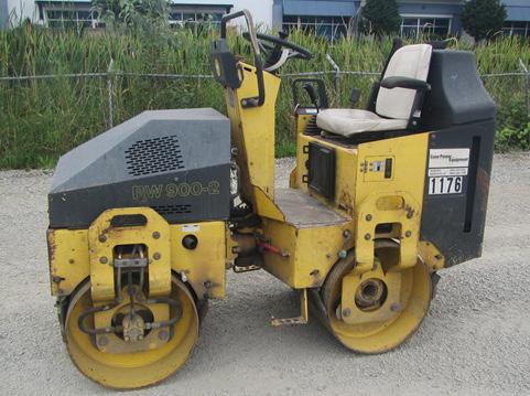 2006 BOMAG RD900-2 VIBRATORY ROLLER, 35 SMOOTH DRUMS, WATER
