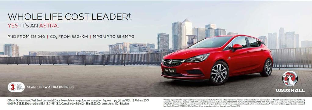 Vauxhall Fleet Press Adverts January 2016 Press Advertising These were first published in