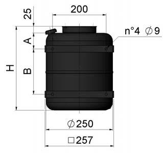 Useable capacity (l) S178 9 6,9 CODE Tank