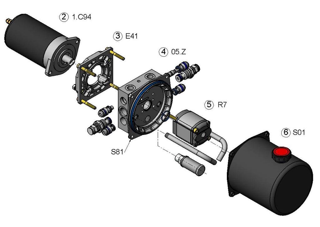 How to order Example code: KR 2. 210 F18 20. Z R18 S90 O1 1 2 3 4 5 6 7 1. Pack type 2. Electric motor 3. Junction elements 4.