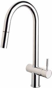 MIXERS MIXERS Voda mixers combine a geometric design with a practical handle. The result is the perfect balance of form and function for your kitchen or bathroom.