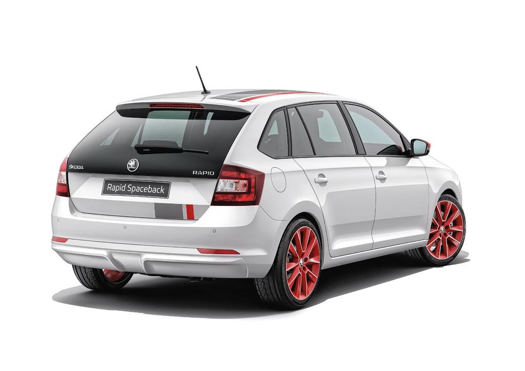 8 SPORT & DESIGN The new ŠKODA RAPID SPACEBACK is a car that creates excitement.