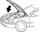 EXAMPLE (ff) Close the Hood. (Fig. 5-20) (gg) The Hazard Lights flash twice. Registration completed (Fig. 5-20) If you fail this procedure, the hazard lights flash 3 times. Registration will not set.