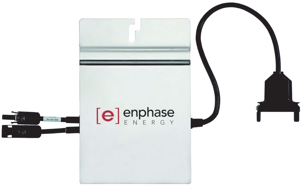E2 Microinventer Data Sheet ENPHASE MICROINVERTER How the Enphase Microinverter Works The Enphase Microinverter maximizes energy production from the solar module array.