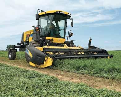H8000 models range from 126 hp to an industryleading 226 hp. And, the control achieved with the H8000 windrowers takes your productivity to a new level.