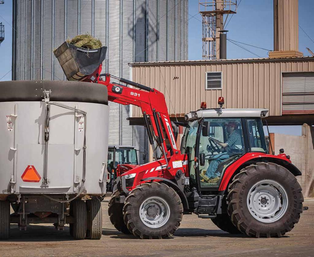 Order your 5600 Series tractor loader-ready and it s delivered from the factory with all the mounts and hydraulics already in place.