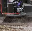 pick-up sweeper for larger compact loaders and medium-sized wheel loaders.