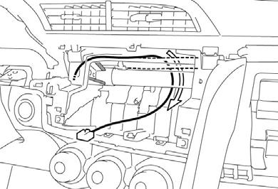 (c) Route the microphone cord. Vehicle wire harness Wire tie (1) Route the microphone cord and fix it to the vehicle wire harness with a wire tie (Fig. 5-6). Fig.